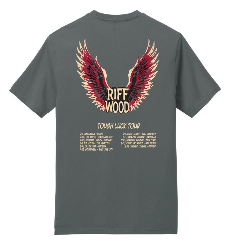 Exclusive!!  Tough Luck Tour Wings Shirt