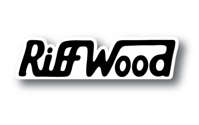 Riff Wood Sticker 6”